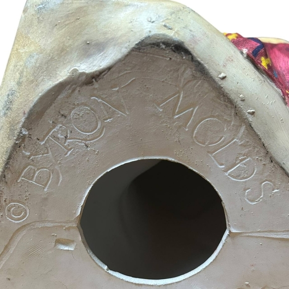 Vintage Byron Molds 1970s ceramic Native American Mother and Baby - Picture 6 of 6